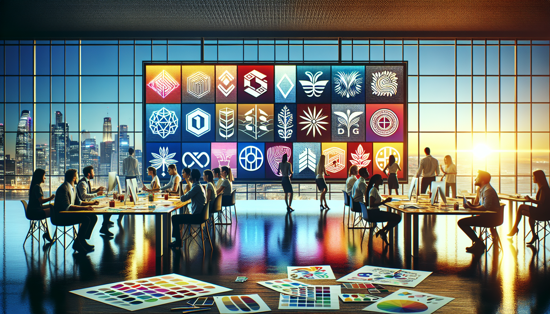 The Role of Logo and Visual Design in Building Brand Identity