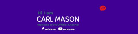 Bitmoji Character Twitch Profile Banner design template