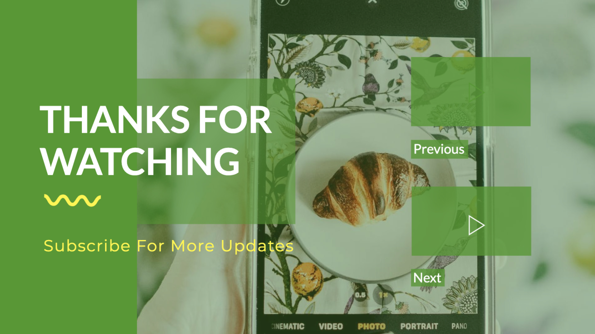 Thanks for Watching — Design template