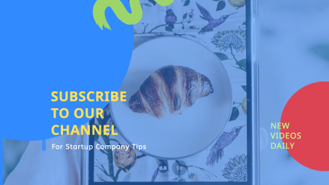 Startup Company Tips design template