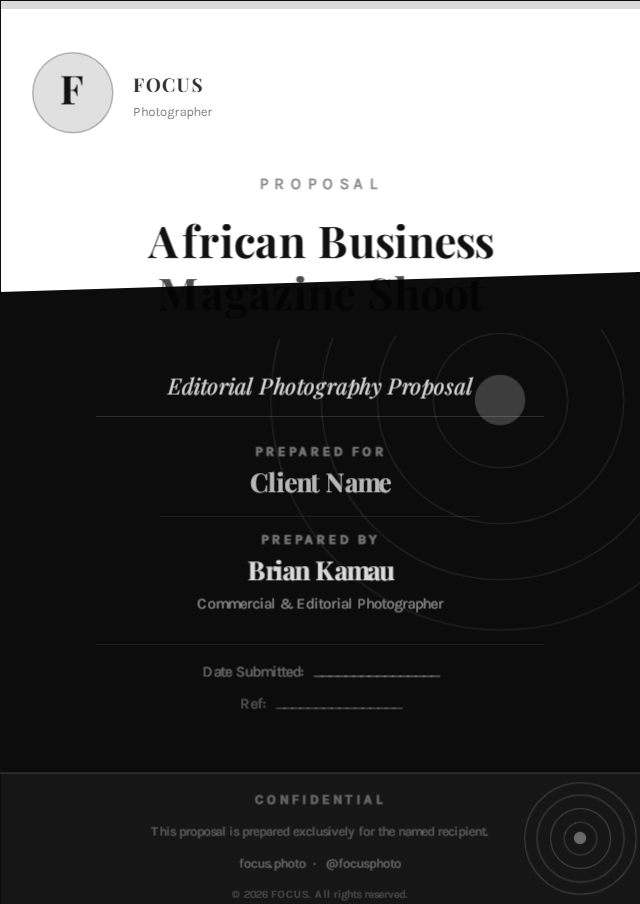 African Business — Covers template