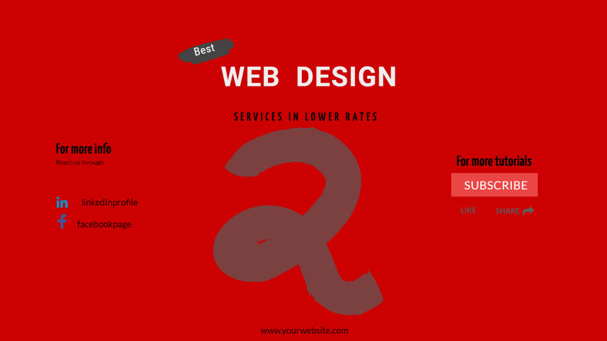 Web Design — Design template