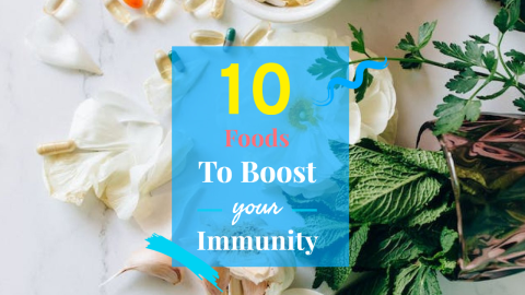 10 Foods To Boost Your Immunity design template