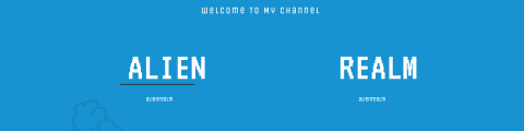 Alien Realm Official Channel design template