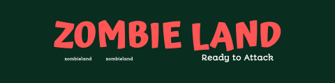 Zombie Land Ready to Attack design template