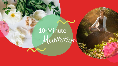 10 minute meditation design template