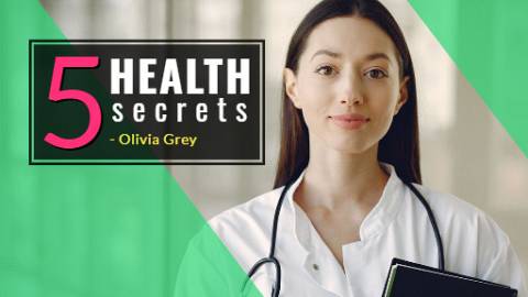 5 Health Secrets design template