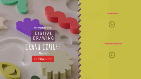Digital Drawing Crash Course design template
