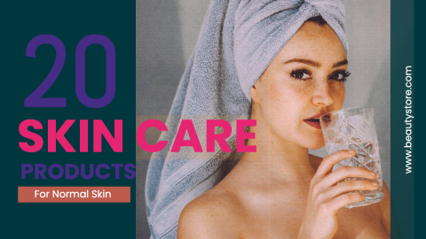 20 Skin Care Products for Normal Skin design template