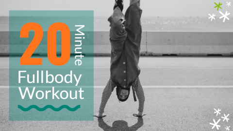 20 Minute Full Body Workout design template