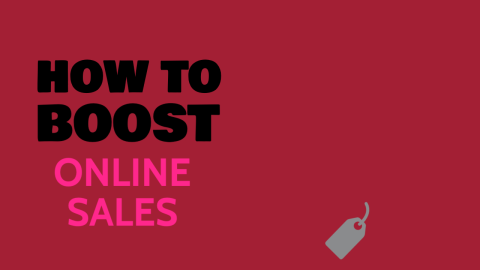 How to Boost Online Sales design template