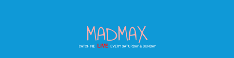 Madmax Dangerous Skull Twitch Profile Banner design template