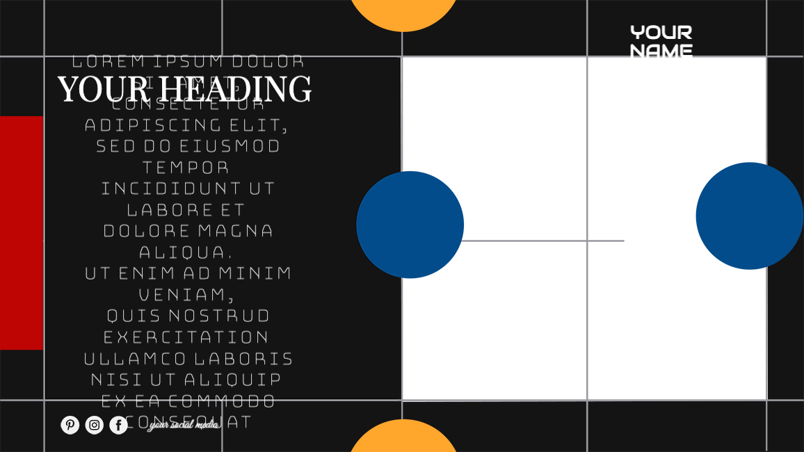 Your Heading — Social Media template