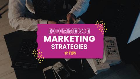 Ecommerce Marketing Strategies design template