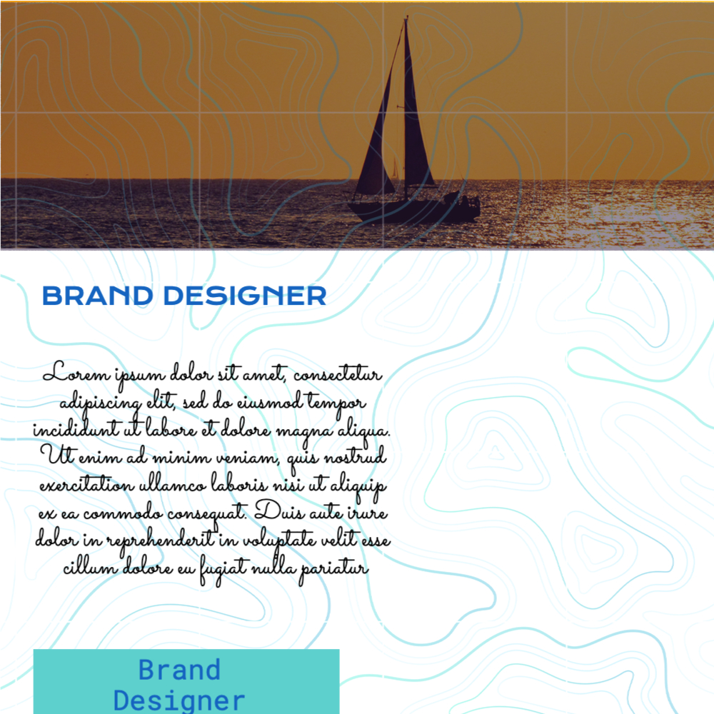 Brand Designer — Advertising template