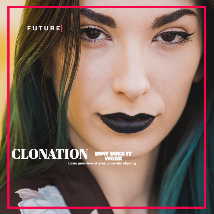 Clonation — Social Media template