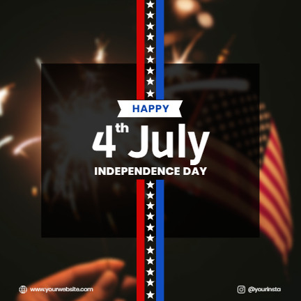 USA Independence Day design template