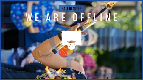 Ball Blaster twitch offline banner design template