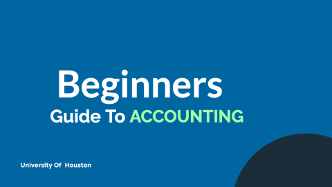Beginners Guide to Accounting design template