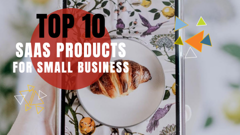 Top Ten Saas Products design template