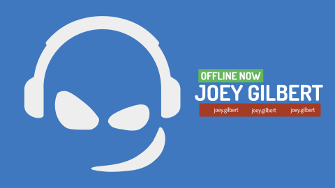 Joey gilbert offline twitch banner design template
