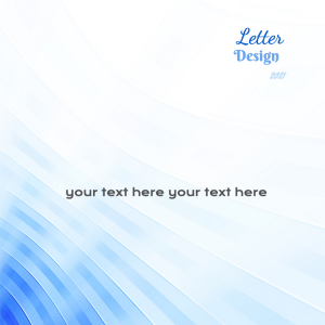 Letter-head template design