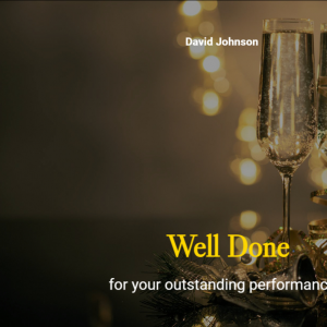 Stellar Achievement - Card