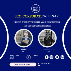 cooporate Webinar design