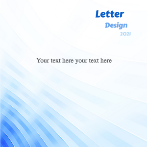 Letter-head template