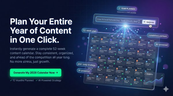 52 Week Content planner