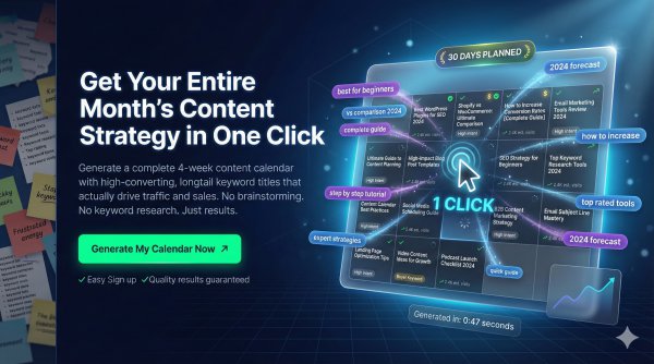 Monthly Calendar Content